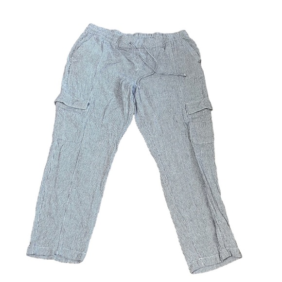 Old Navy Pinstripes Cargo Pants - Picture 2 of 8